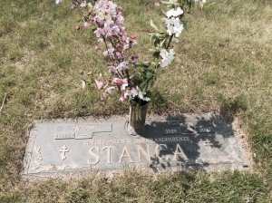 It is sad and strange to see your mother's final resting place